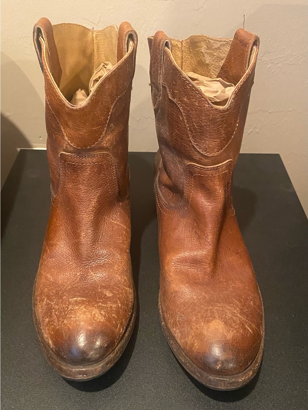 Women’s Frye Billy Shorties Distressed Leather